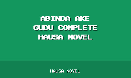 Abinda Ake Gudu Complete Hausa Novel