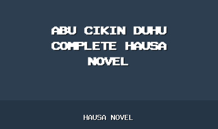 Abu Cikin Duhu Complete Hausa Novel