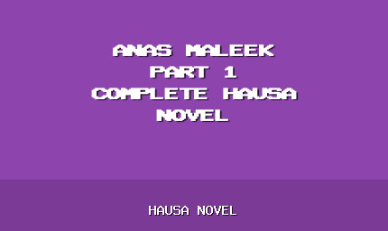 Anas Maleek Part 1 Complete Hausa Novel