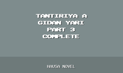 Tantiriya A Gidan Yari Part 3 Complete Hausa Novel