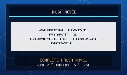 Auren Hadi Part 1 Complete Hausa Novel