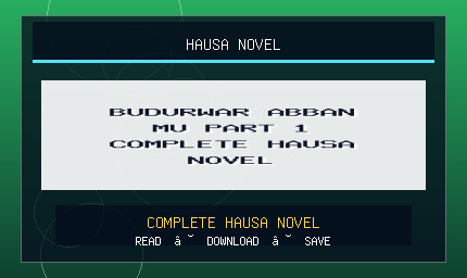Budurwar Abban Mu Part 1 Complete Hausa Novel